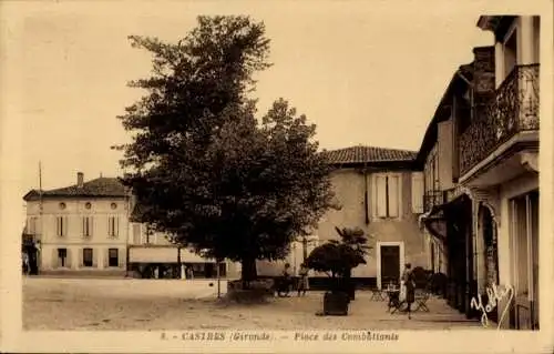 Ak Castres Gironde, Place des Combattants