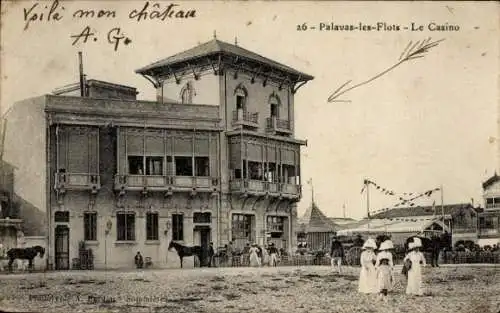 Ak Palavas les Flots Hérault, Kasino