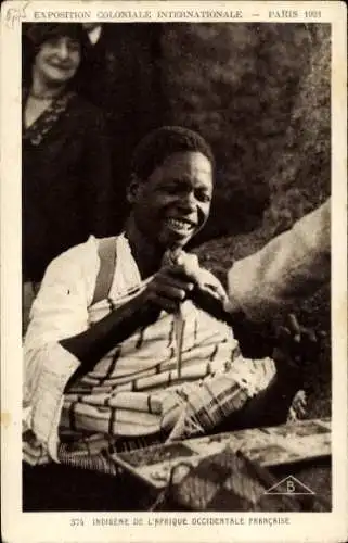 Ak Afrika, Portrait von einem Afrikaner
