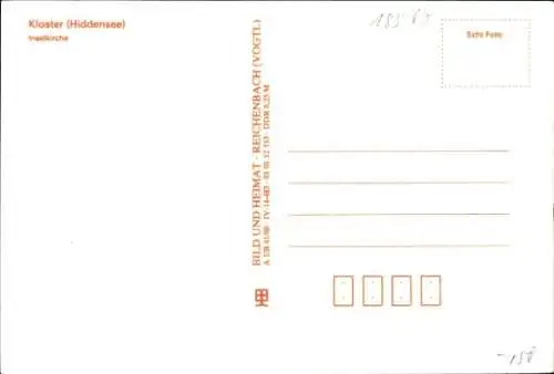 Ak Kloster Insel Hiddensee in der Ostsee, Inselkirche