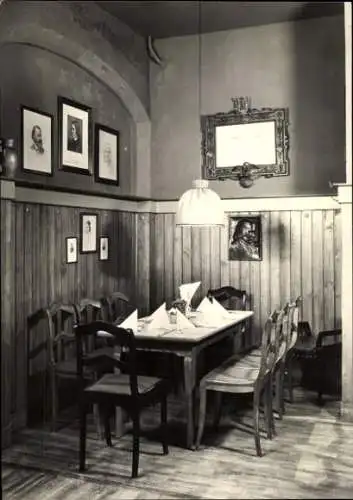 Ak Leipzig, Historisches Café, Kaffeebaum