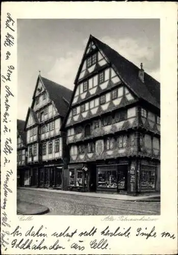 Ak Celle in Niedersachsen, Historische Fachwerkhäuser,  aus  schwarz-weiß