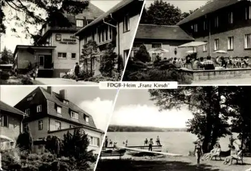 Ak Diensdorf Radlow am Scharmützelsee, FDGB-Heim, Franz Kirsch, Hotelansichten, Seeblick
