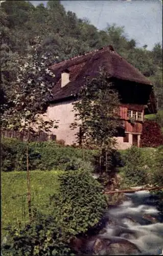 Ak Schwarzwald, Schwarzwaldhaus im Kirnbachtal