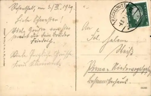 Ak Rosenthal Oberlausitz, Kirche