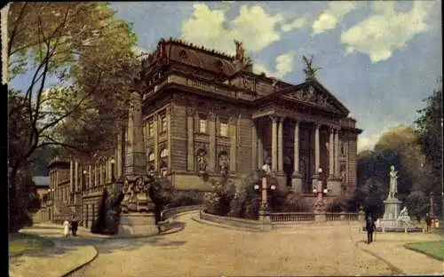 Künstler Ak Hoffmann, H., Wiesbaden in Hessen, Das Königliche Theater