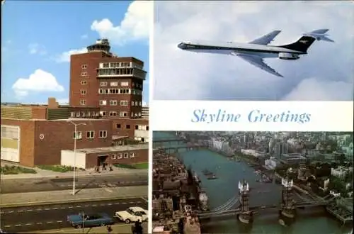 Ak London City England, Control Tower, Airport