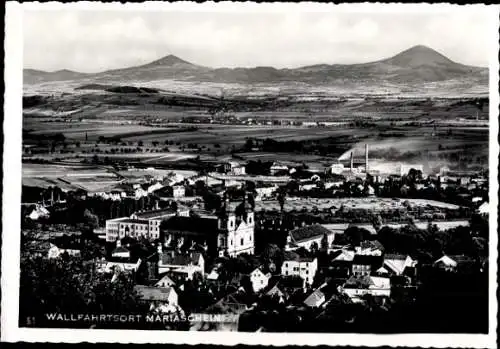 Ak Bohosudov Mariaschein Region Aussig, Fliegeraufnahme