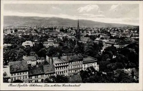 Ak Teplice Teplitz Schönau Reg. Aussig, Die schöne Gartenstadt