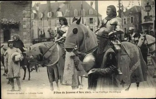 Ak die Historische Prozession, Jean d'Arc Festival 1913