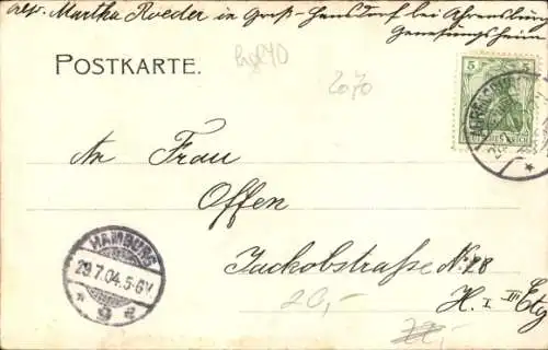 Ak Ahrensburg in Holstein, Waldstraße