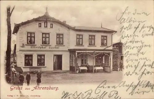 Ak Ahrensburg in Holstein, Gasthof H. Westphal,