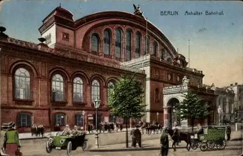 Ak Berlin Kreuzberg, Anhalter Bahnhof