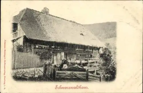 Ak Schwarzwaldhaus, Wohnhaus, Schwarzwald