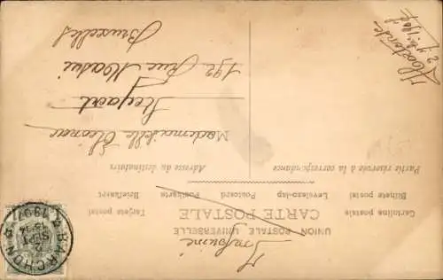 Ak Variete-Künstlerin Faber, Porträt