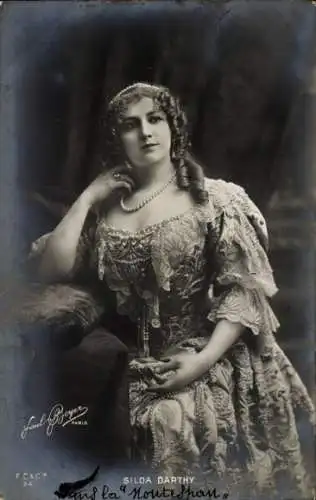 Ak Schauspielerin Gilda Darthy, Porträt