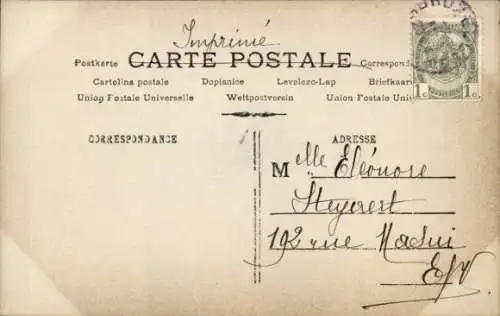 Ak Variete-Künstlerin Greuze, Porträt