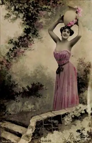 Ak Schauspielerin Toledo, Portrait