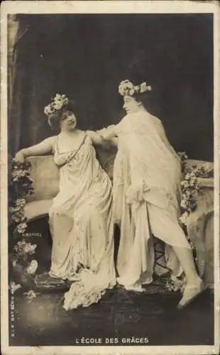 Ak Künstler, Szene, Ecole des Graces