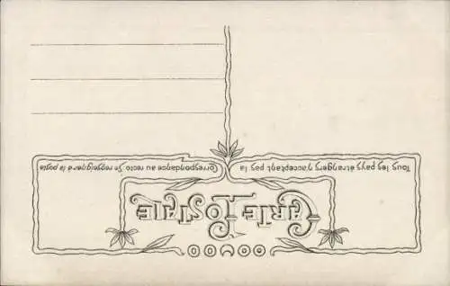 Ak Opernsängerin, Ganzkörperportrait im Kleid, Flahout de l'Opera