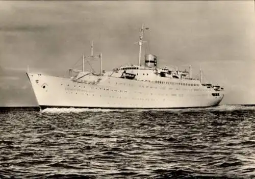 Ak FDGB Schiff Völkerfreundschaft, Kreuzfahrtschiff