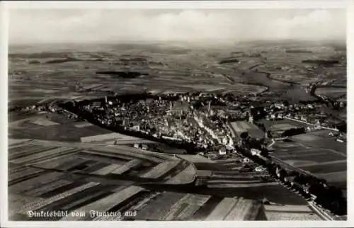 Ak Dinkelsbühl in Mittelfranken, Fliegeraufnahme