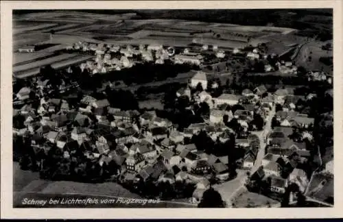 Ak Schney Lichtenfels im Obermainland Oberfranken, Fliegeraufnahme