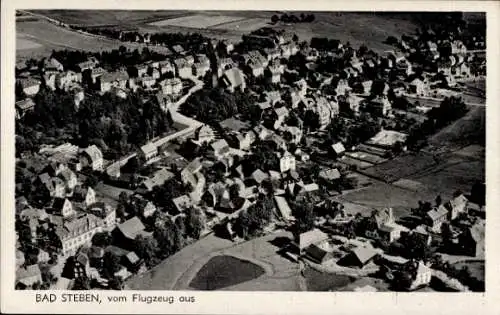 Ak Bad Steben in Oberfranken, Fliegeraufnahme