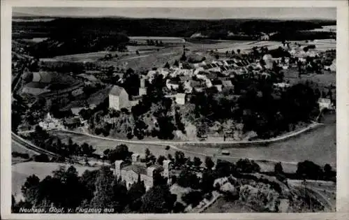 Ak Neuhaus Windischeschenbach in der Oberpfalz, Fliegeraufnahme