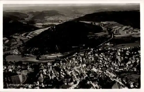 Ak Nagold im Schwarzwald, Fliegeraufnahme