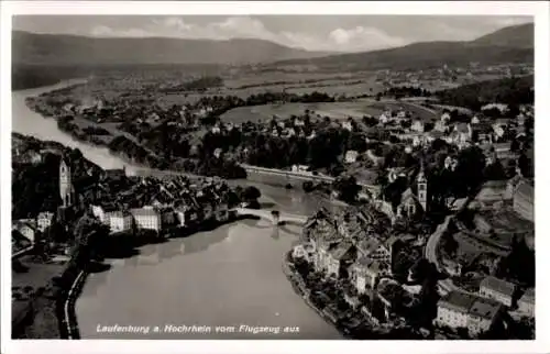 Ak Laufenburg am Hochrhein, Fliegeraufnahme