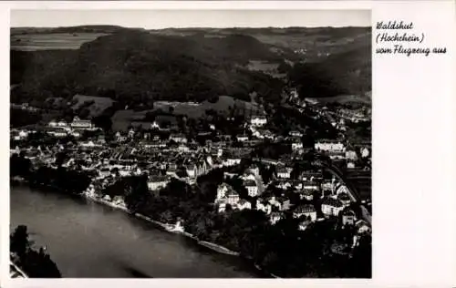 Ak Waldshut Tiengen am Hochrhein, Fliegeraufnahme