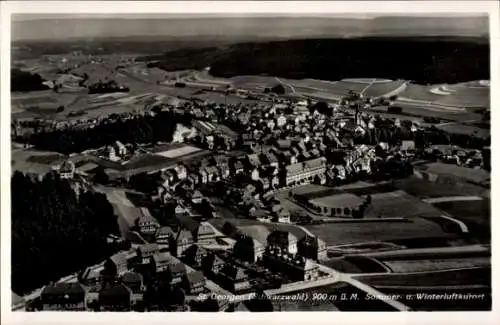 Ak Sankt Georgen im Schwarzwald, Fliegeraufnahme