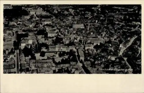 Ak Bruchsal im Kraichgau, Fliegeraufnahme
