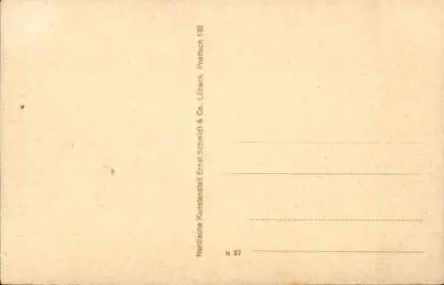 Ak Portrait einer Frau mit Bart