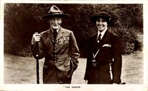 Ak Britischer Offizier Robert Baden-Powell, Pfadfinderbewegung