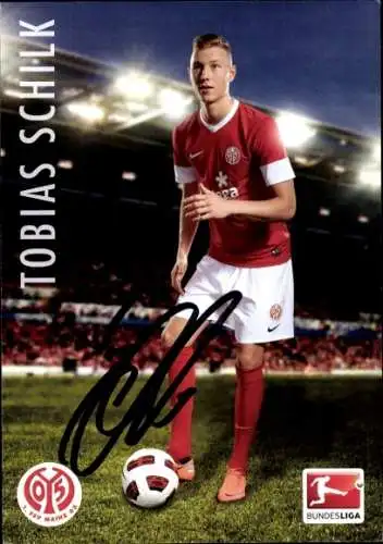 Autogrammkarte Fußballer Tobias Schilk, 1. FSV Mainz 05