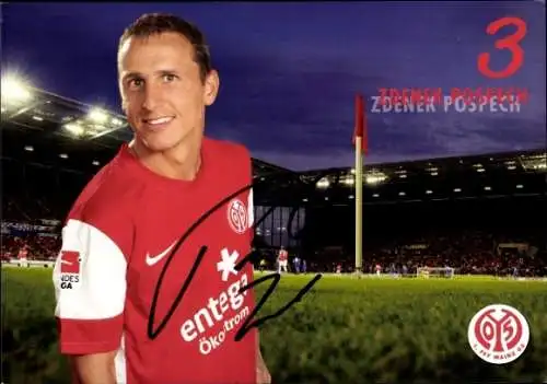 Autogrammkarte Fußballer Zdenek Pospech, 1. FSV Mainz 05