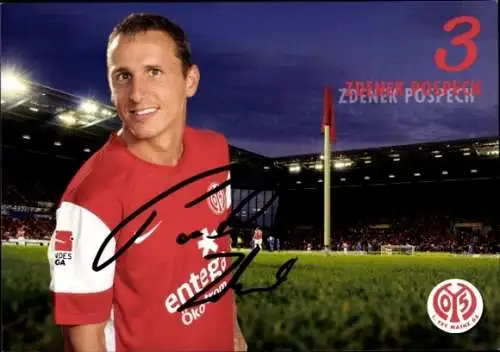 Autogrammkarte Fußballer Zdenek Pospech, 1. FSV Mainz 05