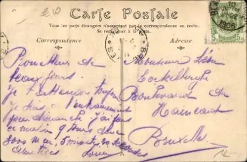 Ak Radrennbahn Parc des Princes, Finale eines Radrennens