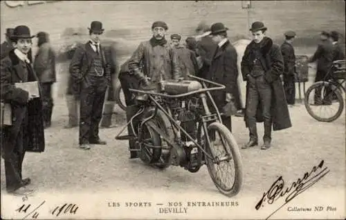 Ak Bahnradsport, Trainer Devilly, Motorrad, Schrittmacher