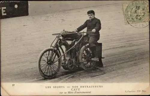 Ak Bahnradsport, Trainer Cavè, Motorrad, Schrittmacher