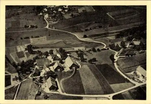 Ak Hörlis Kirchhaslach in Schwaben, Fliegeraufnahme