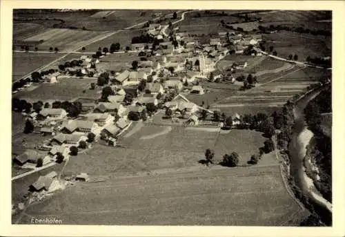 Ak Ebenhofen Biessenhofen im Ostallgäu, Fliegeraufnahme