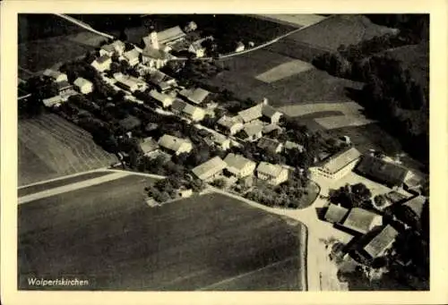 Ak Walpertskirchen Oberbayern, Fliegeraufnahme