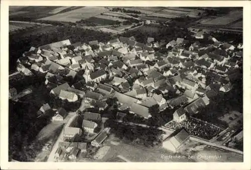 Ak Riedenheim in Unterfranken, Fliegeraufnahme