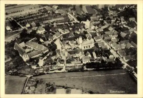Ak Ebenhausen in Oberbayern, Fliegeraufnahme