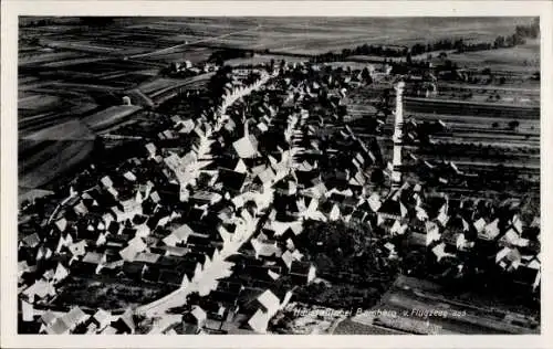 Ak Bamberg in Oberfranken, Luftaufnahme von  viele Häuser, ländliche Umgebung