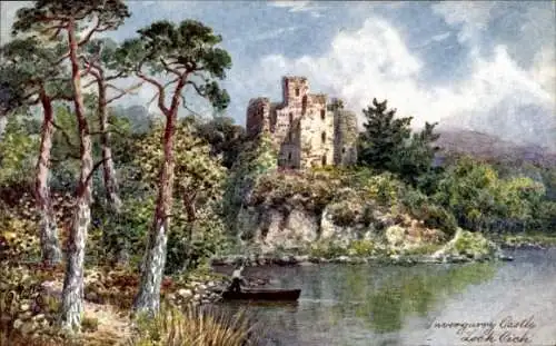 Ak Invergarry Schottland, Castle, Loch Oich