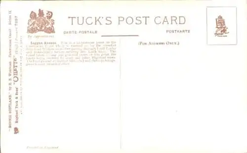 PC Banavie Scotland, Laggan Avenue, steamer